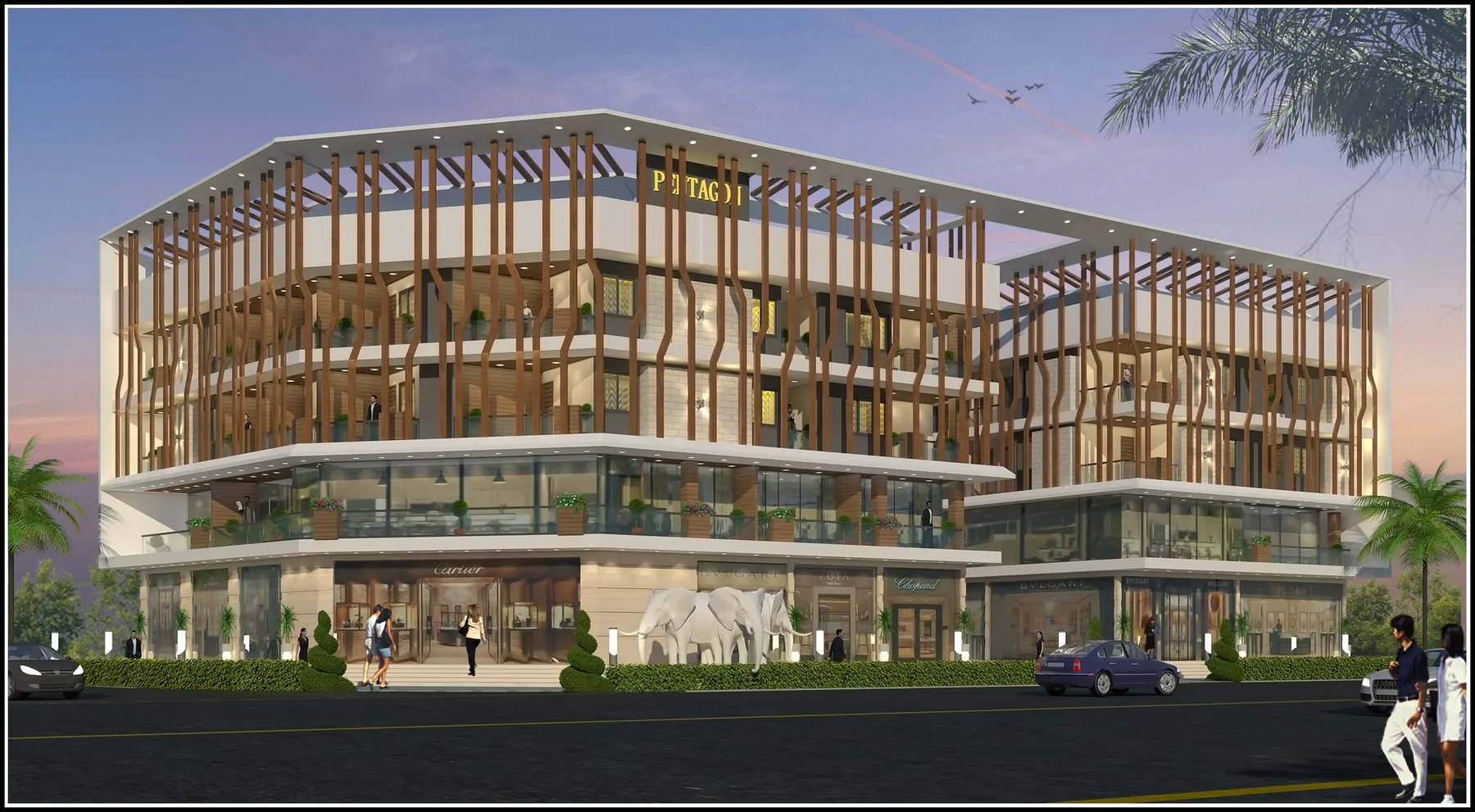 Architectural exterior visualisation